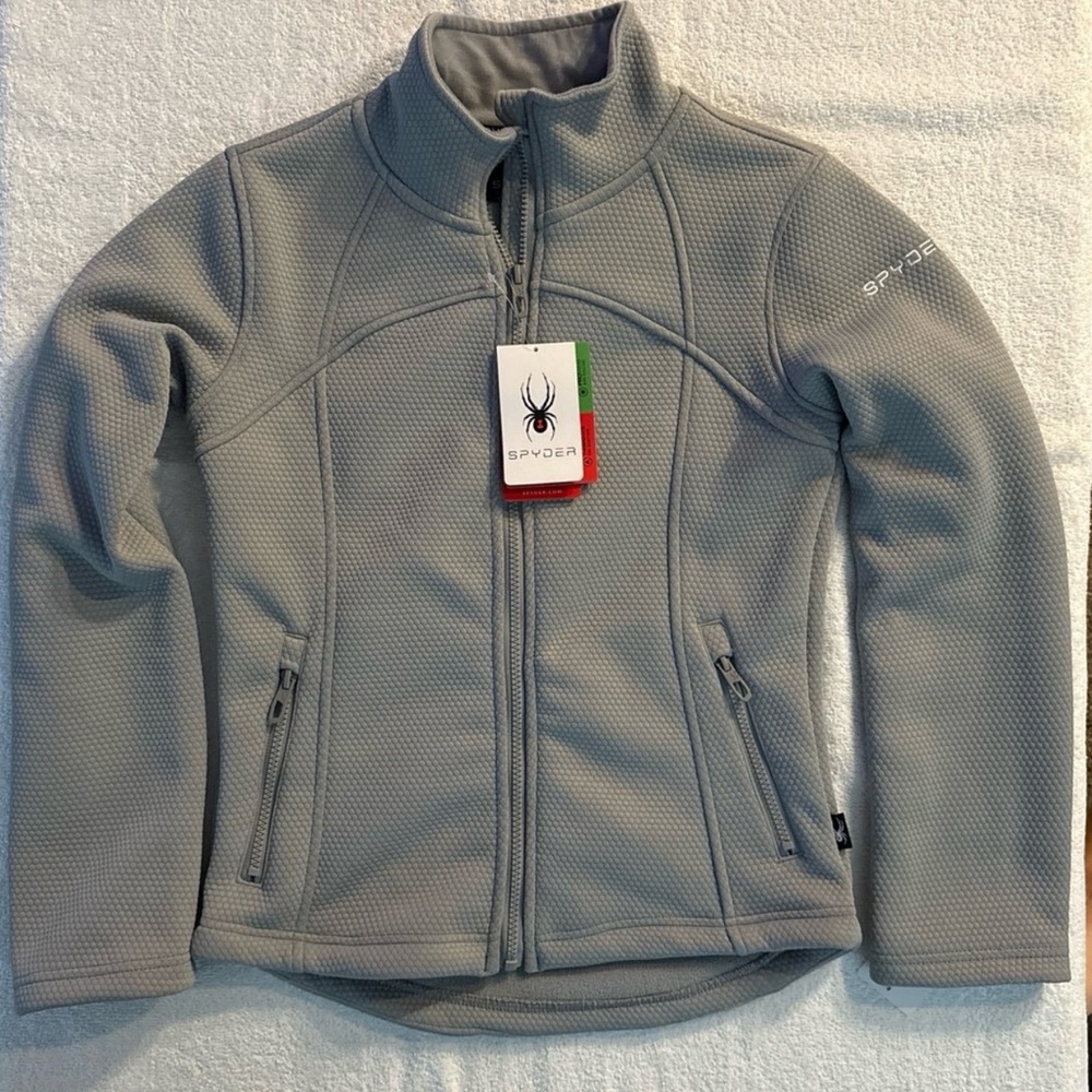 Spyder Kids Gray Jacket New With Tags